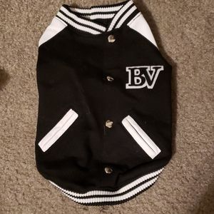 Dog retro letterman jacket 50s vintage halloween